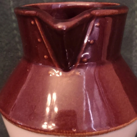 Vintage Pottery Cream Pitcher - Picture 3 of 7